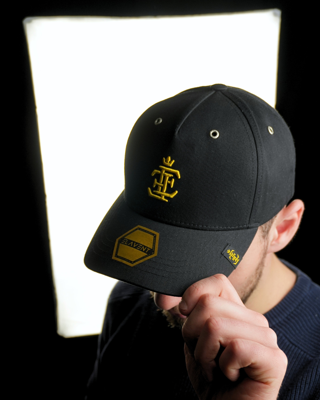 ELAVENT CAP - No.1 - midnight black
